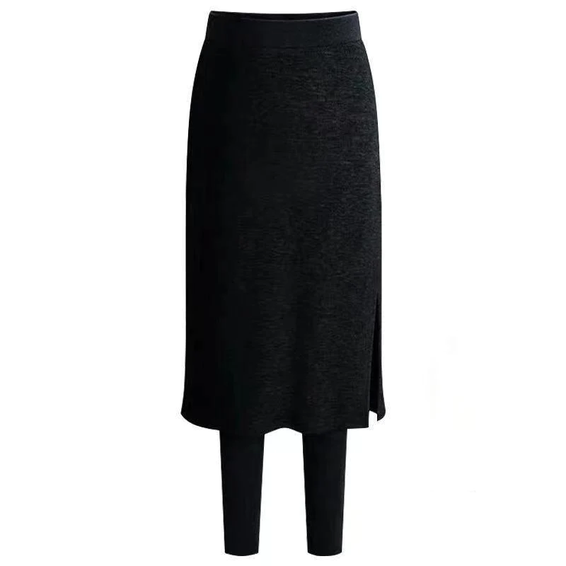 Levoire | Jupe Avec Leggings Intégrés Noir