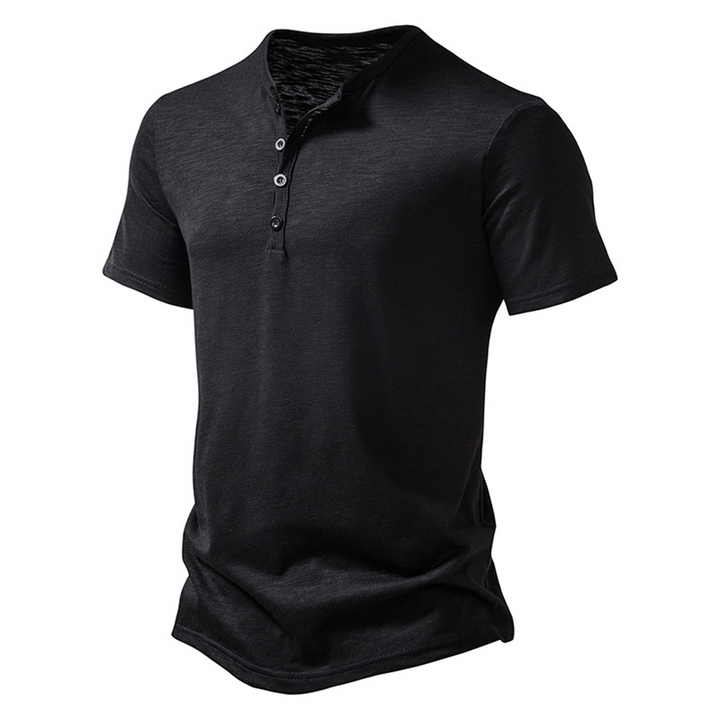Levoire | Chemise Decontractee Intemporelle Hommes Noir