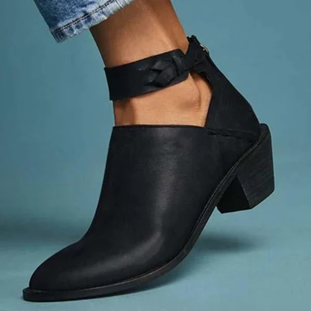 Levoire | Rutsjesikker Zippered Ankle Boots Noir