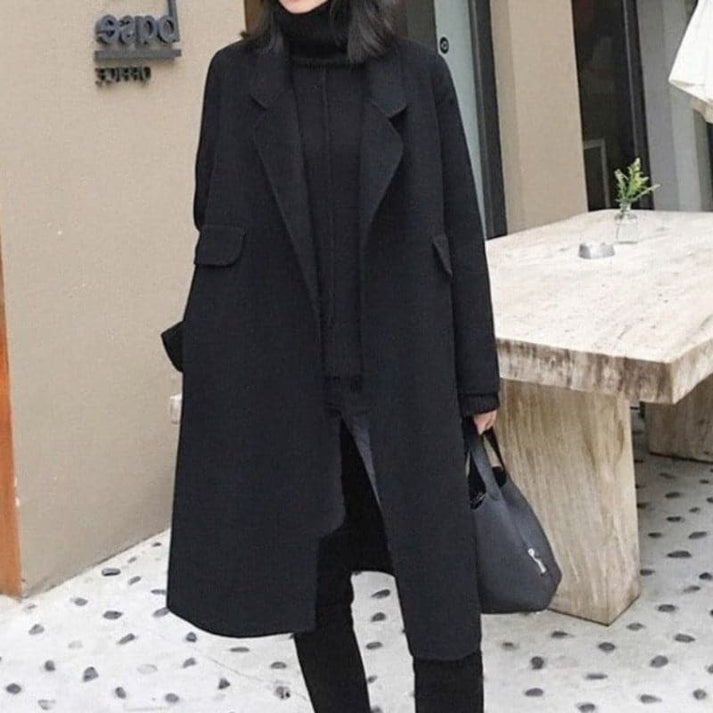 Levoire | Manteau De Design Élégant Et Chaud Noir