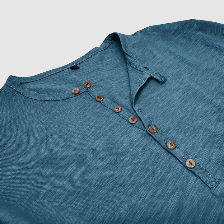 Levoire | Chemise À Manches Longues En Coton Bambou Pour Homme