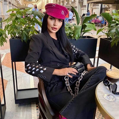 Levoire | gilet cerise épaule et manche longue Doit