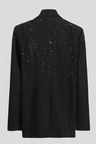 Levoire | Paillettes Grande Taille Long Noir Pour Femmes