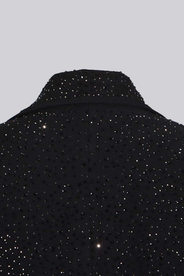 Levoire | Paillettes Grande Taille Long Noir Pour Femmes