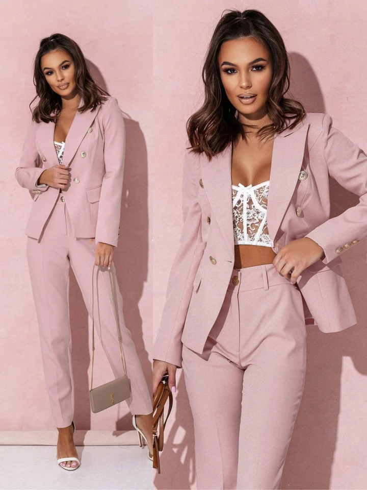 Levoire | Femme Blazer Cintré À Double Boutonnage Blazer Femme