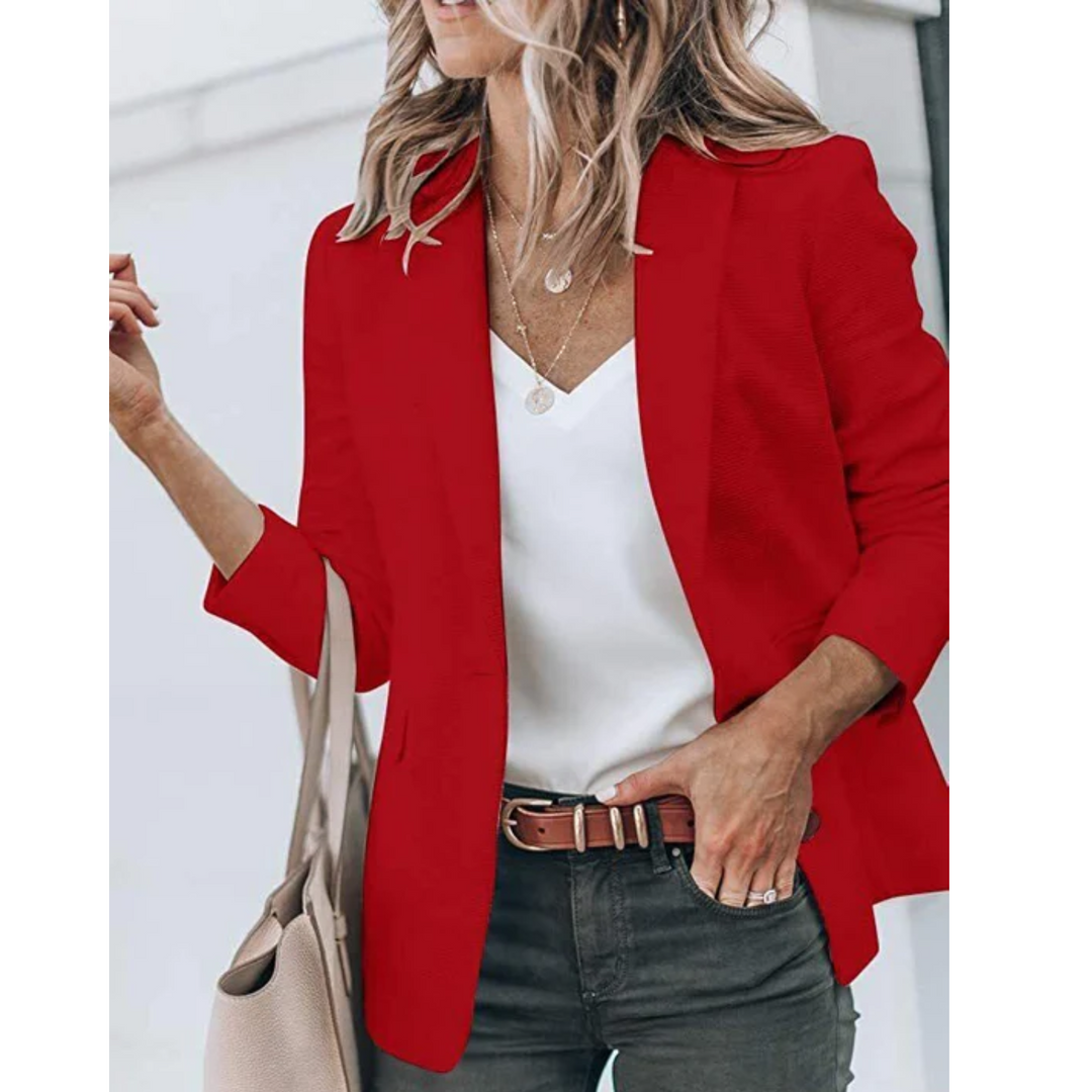 Levoire | Blazer Pour Femmes Élégant Pour Le Travail Et Les Loisirs Rot