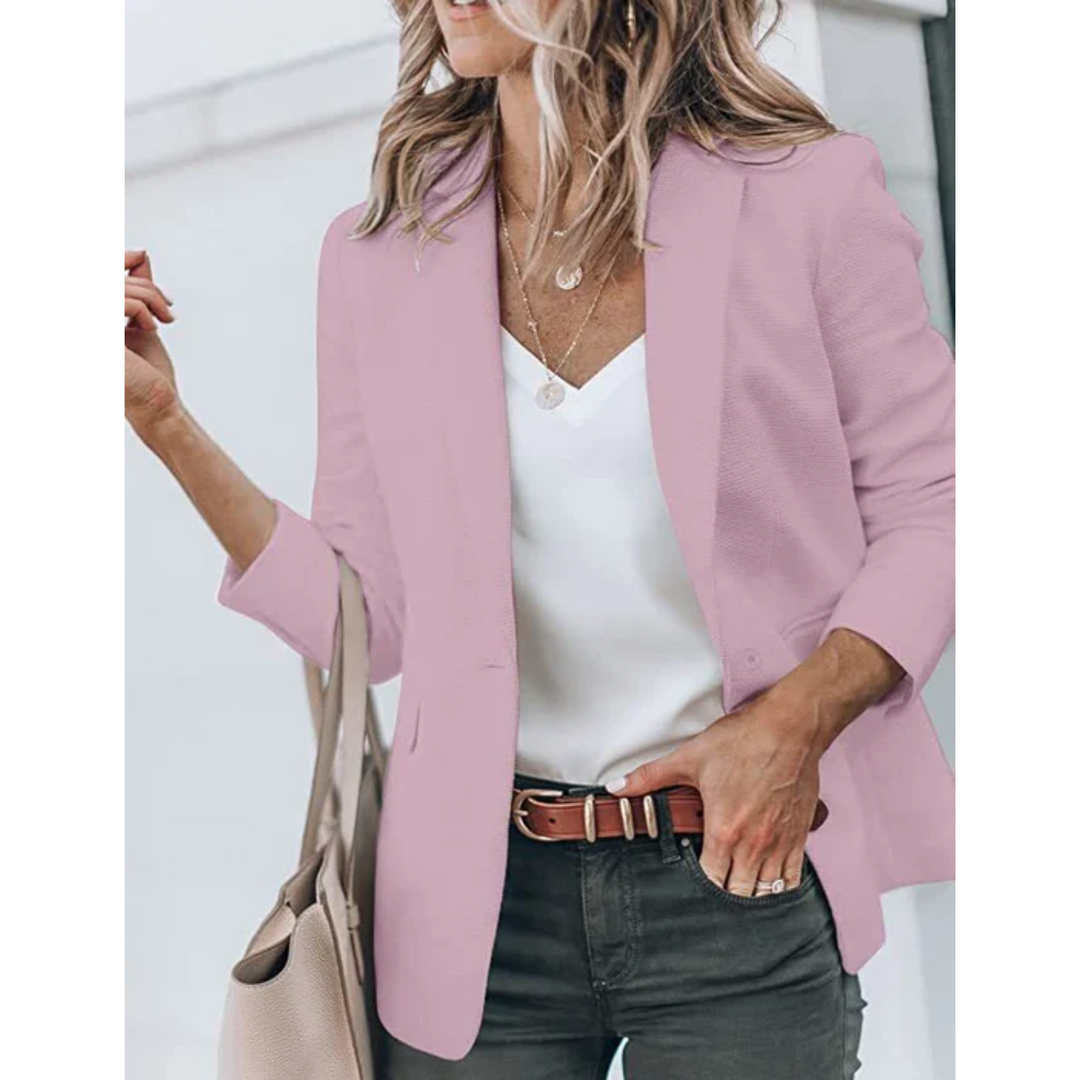 Levoire | Blazer Pour Femmes Élégant Pour Le Travail Et Les Loisirs Rosa