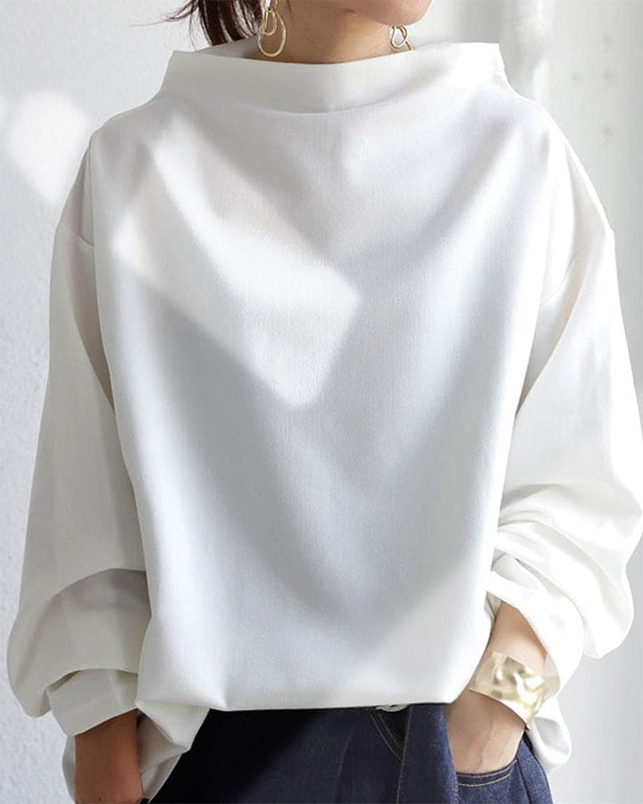Levoire | Pull Pour Femmes À Manches Longues Et Coupe Décontractée Blanc