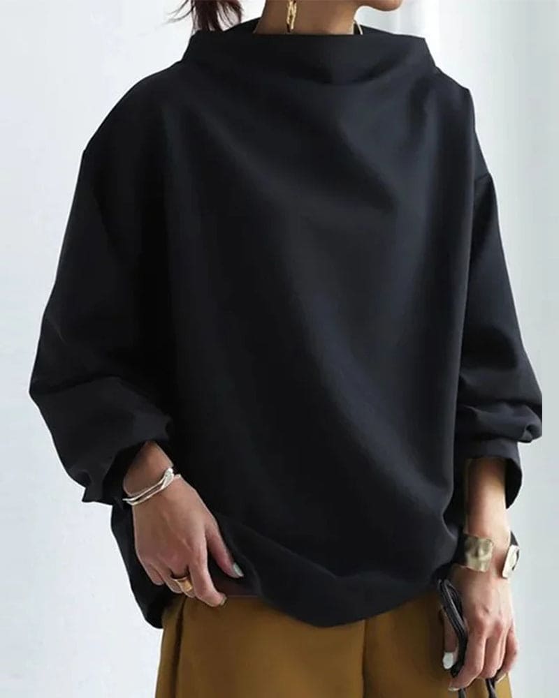 Levoire | Pull Pour Femmes À Manches Longues Et Coupe Décontractée Noir
