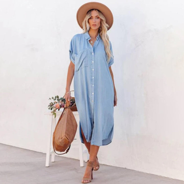 Levoire | Robe Décontractée Détendue Bleu