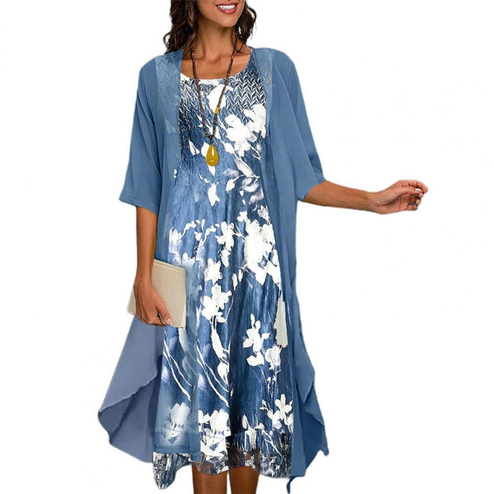 Levoire | Robe D'Été Légère Bleu