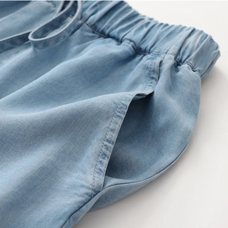 Levoire | Jeans En Lyocell À Taille Haute