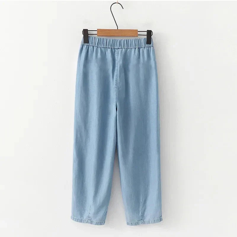 Levoire | Jeans En Lyocell À Taille Haute