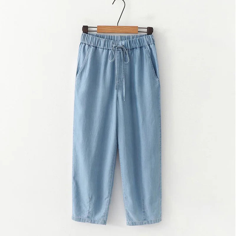 Levoire | Jeans En Lyocell À Taille Haute
