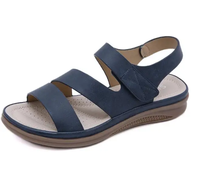 Levoire | Sandales Légères Et Confortables Avec Bout Rond Bleu