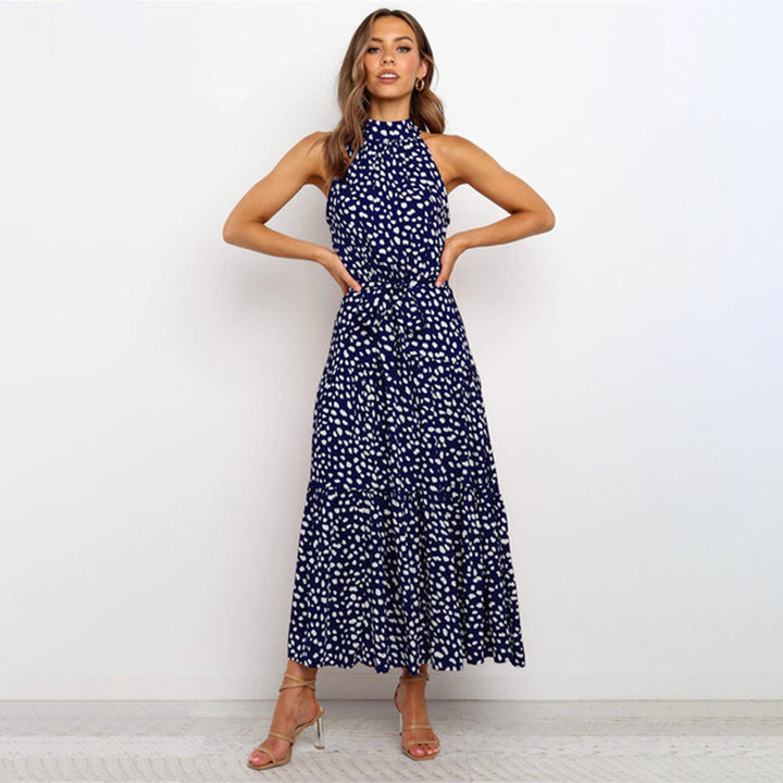 Levoire | Élégant Et Élégant Robe Longue Bleu