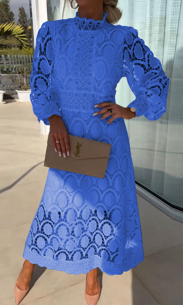 Levoire | Elégante décontractée robe Bleu