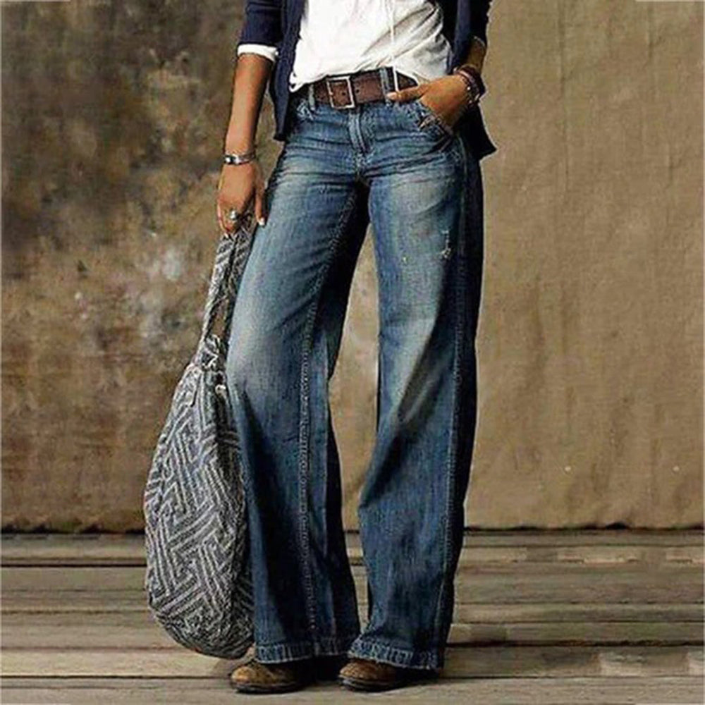 Levoire | Pantalons Élégants Pour Femmes Bleu