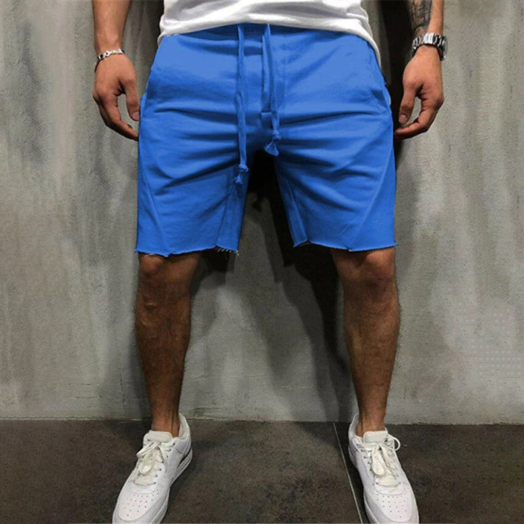 Levoire | Shorts À Cordon De Serrage Pour Hommes Bleu