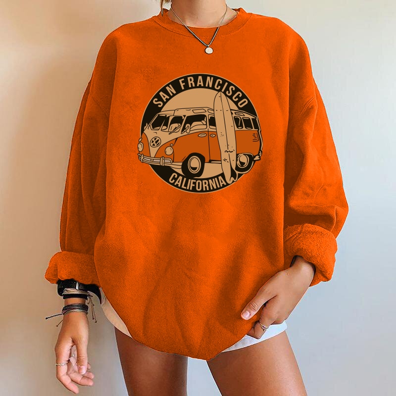 Levoire | Sweatshirt Oversize Leo Orange