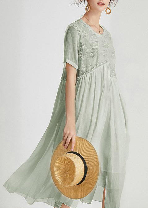 Levoire | Robe Maxi Boho Vert clair