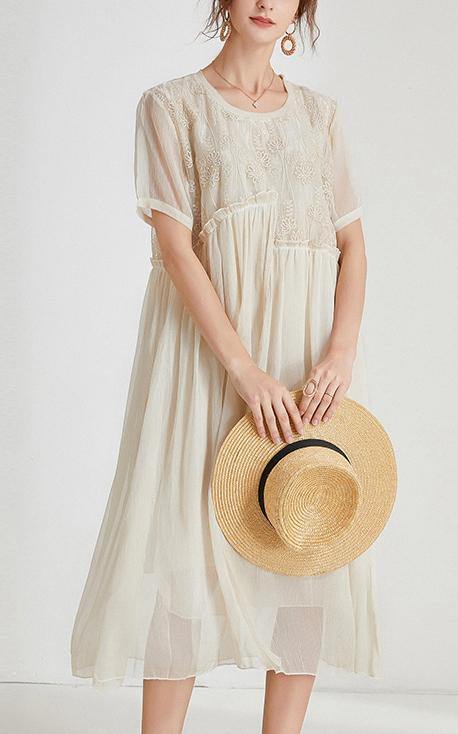 Levoire | Robe Maxi Boho Beige