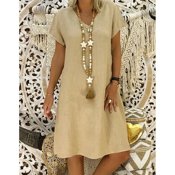Levoire | Robe midi pour femmes Khaki