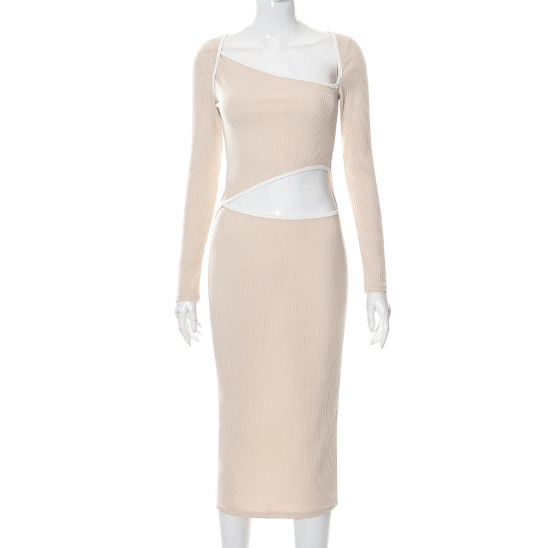 Levoire | Robe Maxi À Manches Longues Holokaitale Abricot