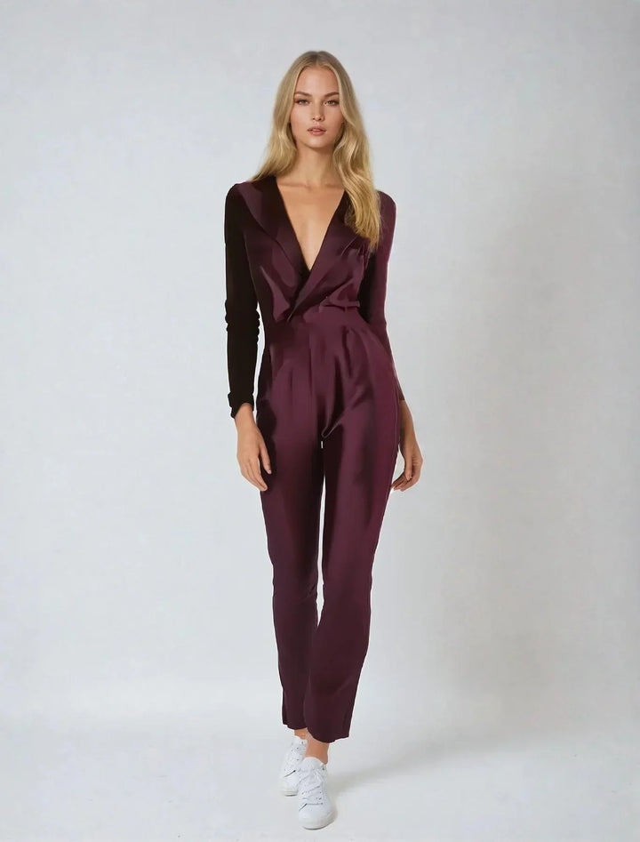 Levoire | Combinaison Sur Mesure Pour Femmes Bordeaux