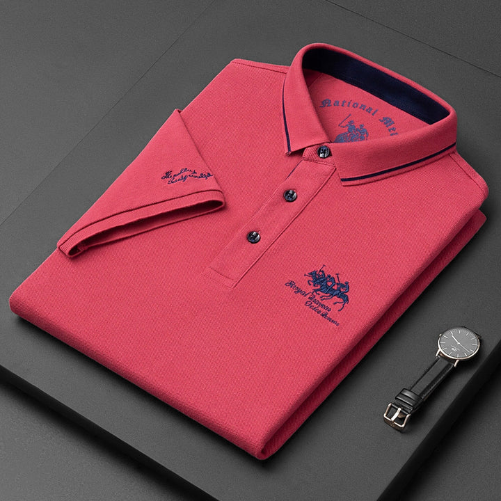 Levoire | Polo Shirt Pour Hommes Pour Un Look Décontracté Rosa