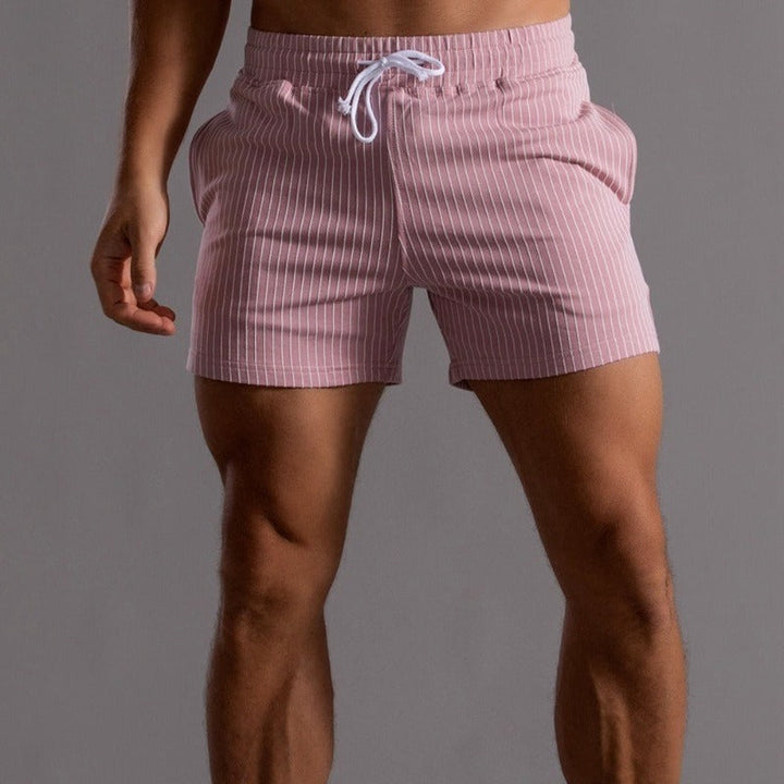 Levoire | Shorts De Fitness Super Extensibles Courts Pour Hommes rose clair