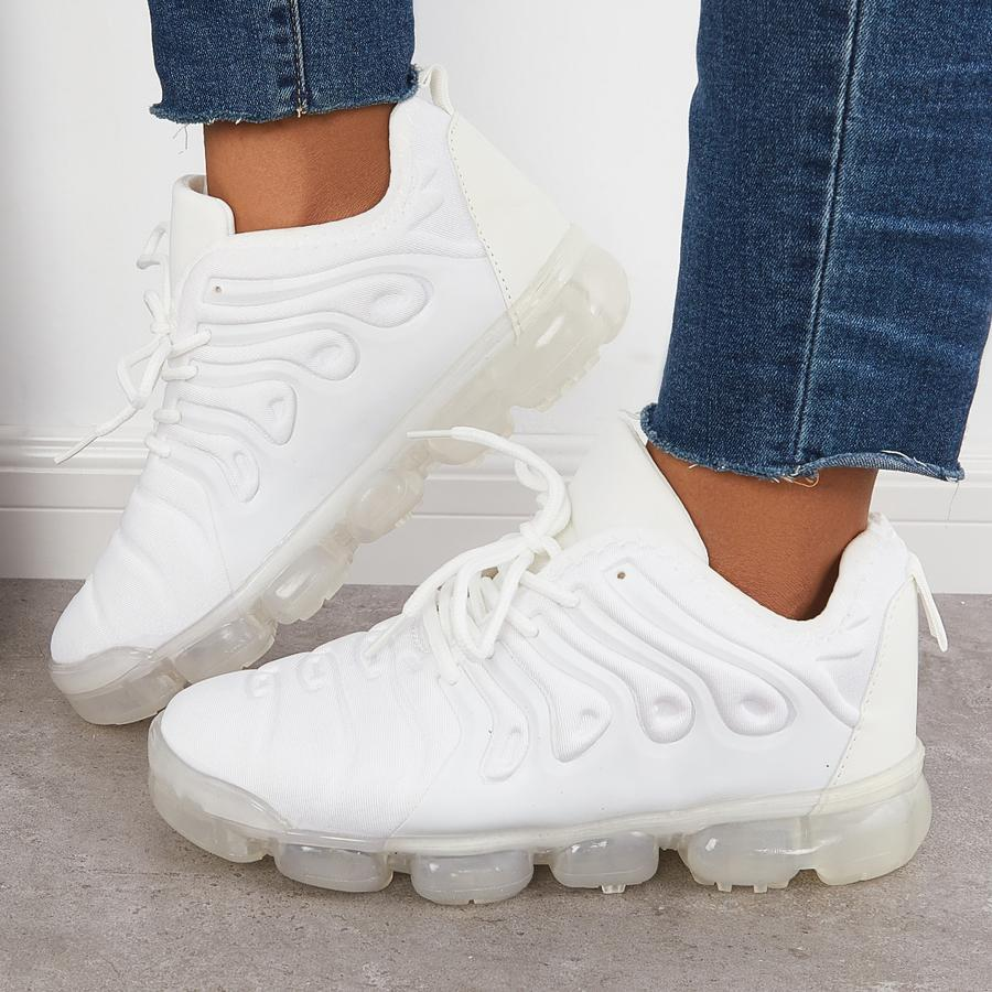 Levoire | Chaussures De Randonnée Tendance Pour Femmes Avec Semelle Intérieure Ergonomique Blanc