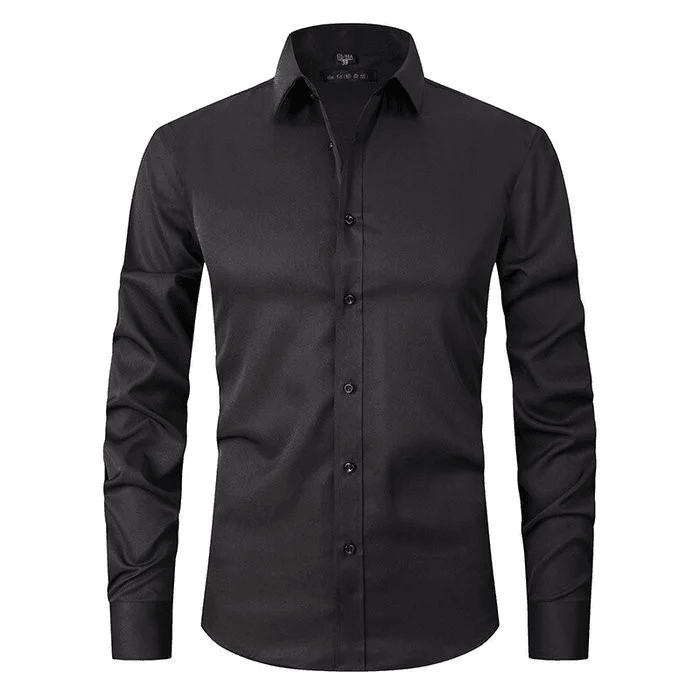 Levoire | Chemise Sans Plis Noir