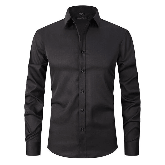 Levoire | Chemise Anti Boulochage Noir