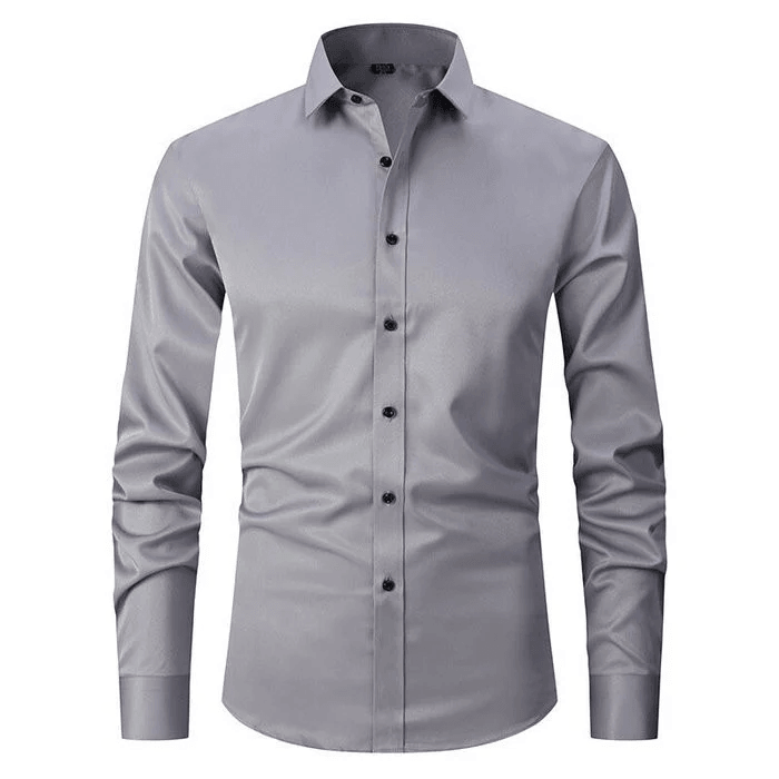 Levoire | Chemise Anti Boulochage Gris