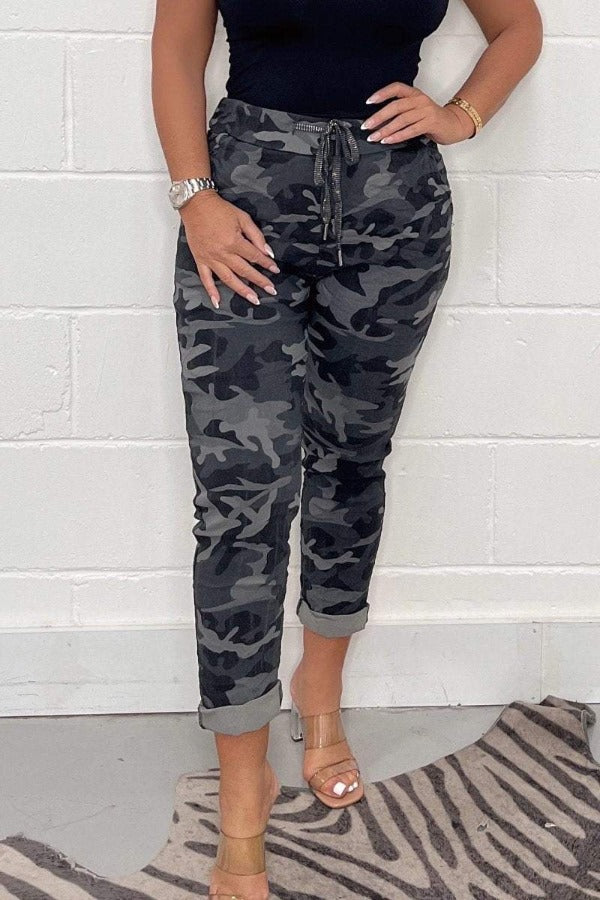 Levoire | Cordon Haut Avec Taille Vêtements Femme Gris