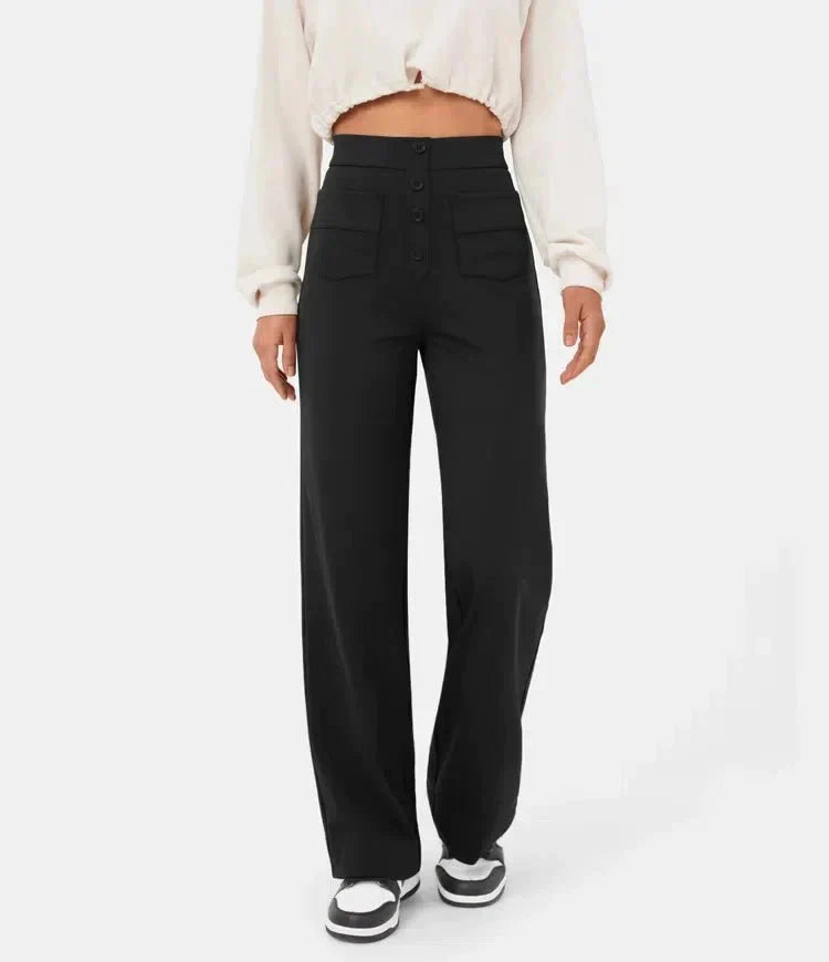 Levoire | Pantalon Stretch Taille Haute Confortable Pour Femme