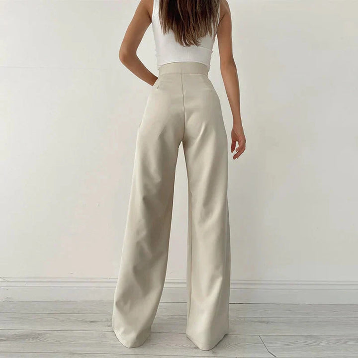Levoire | Pantalon Large À Taille Haute Pour Femmes À Coupe Ample