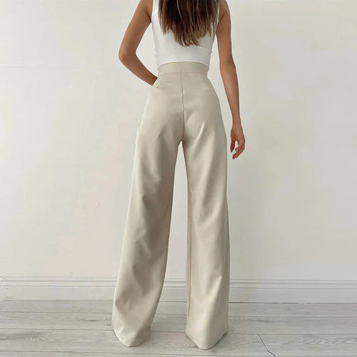 Levoire | Pantalon Large À Taille Haute Pour Femmes À Coupe Ample
