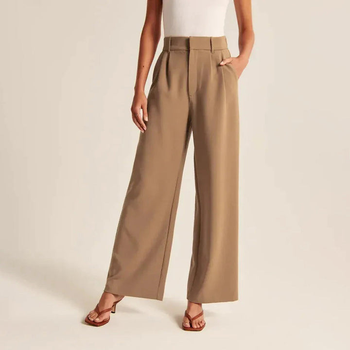 Levoire | Pantalons De Lounge Taille Haute kaki