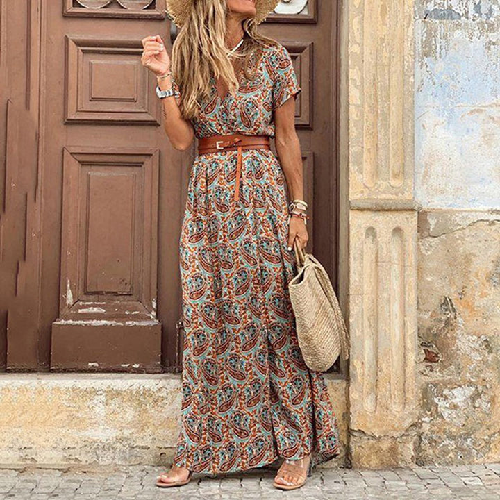 Levoire | Robe Boho Élégante Et Stylée Braun