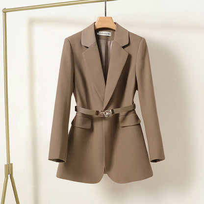 Levoire | Femme Blazer Élégant Marron