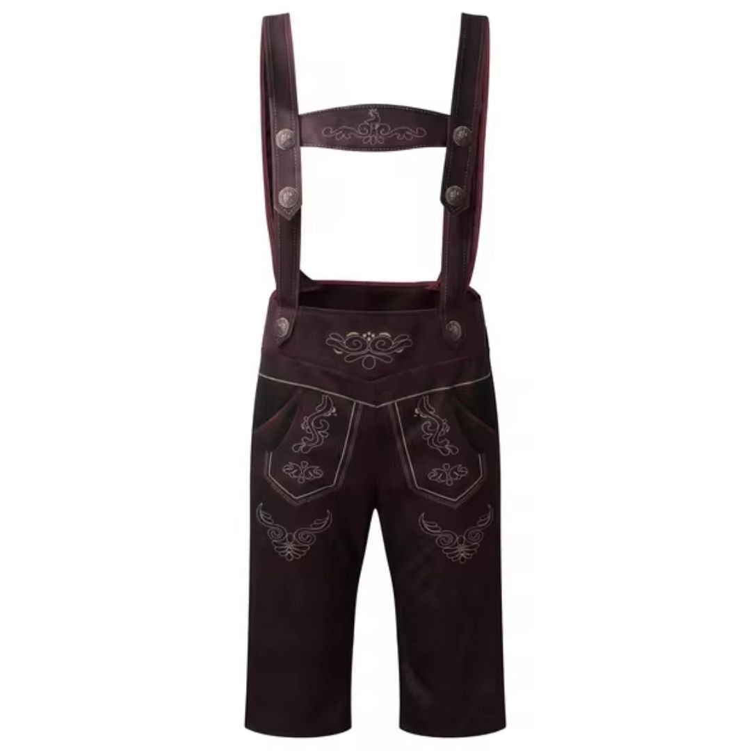 Levoire | Costume Oktoberfest Brodé Pour Hommes Braun