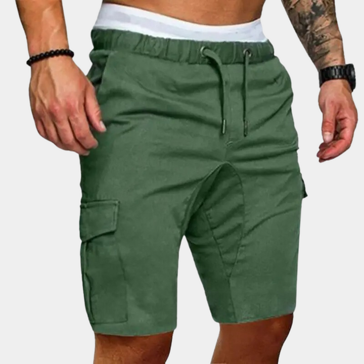Levoire | Shorts Cargo Hommes Vert