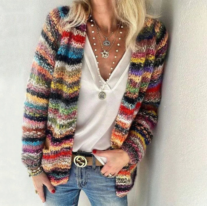Levoire | Gilet En Laine Coloré Tendance Pour Femmes Rot