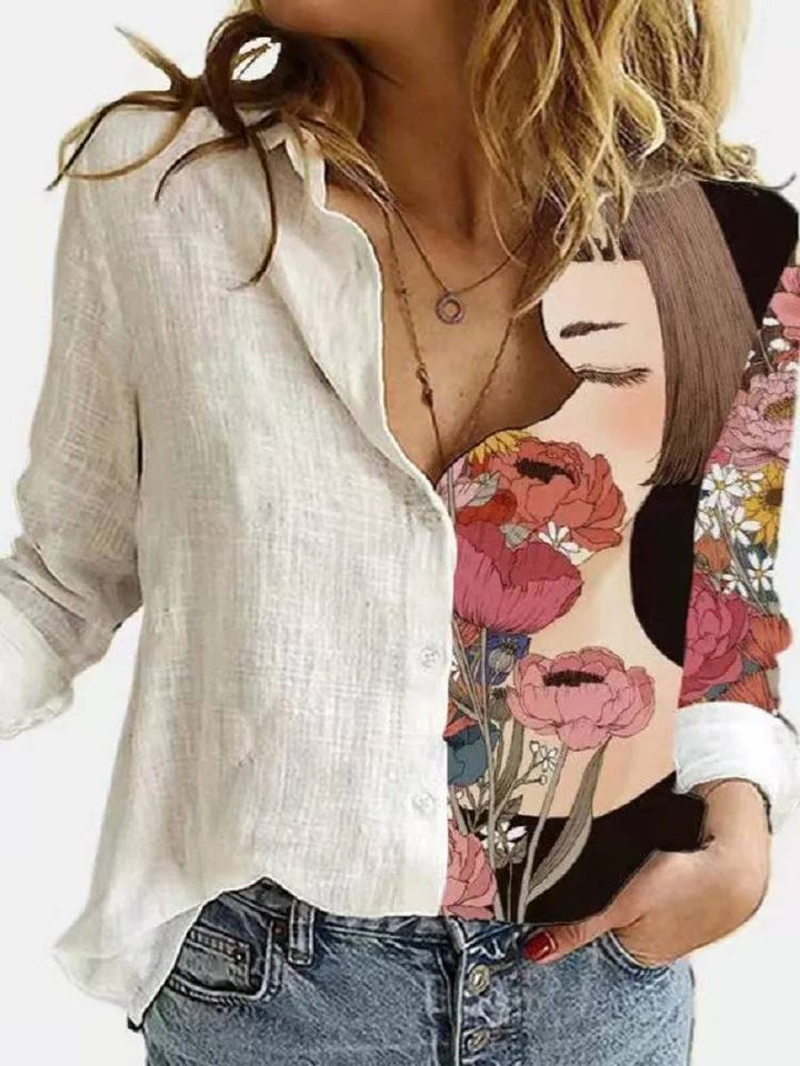 Levoire | Blouse Coupe Ample Manches Longues Chemise En Lin Vêtements Pour Femmes Style 3