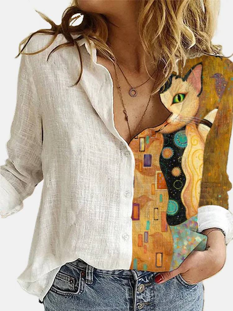 Levoire | Blouse Coupe Ample Manches Longues Chemise En Lin Vêtements Pour Femmes Style 5