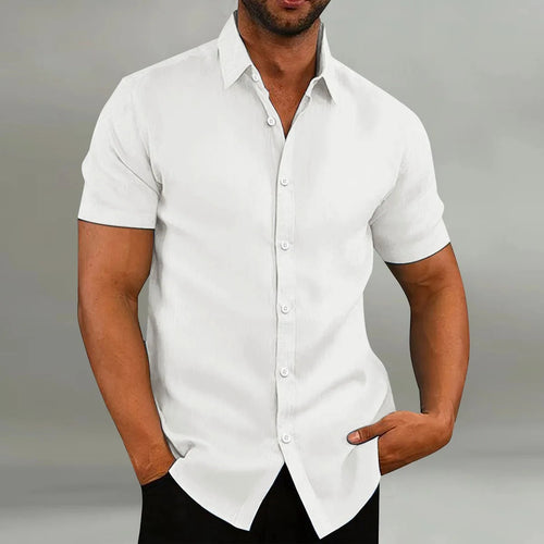 Levoire | Chemise À Manches Courtes Col Vêtements Pour Hommes