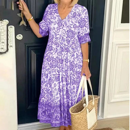 Levoire | Robe d'été décontractée Violet