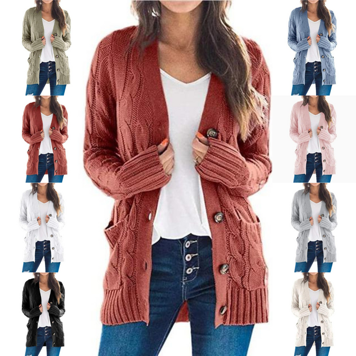Levoire | Pull À Col Roulé Avec Manches Longues Et Boutons